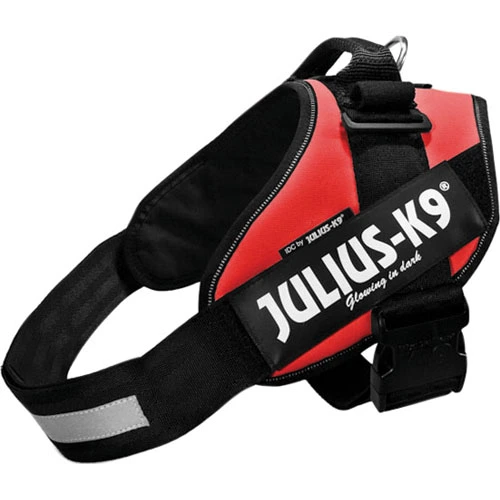 Julius K9 hundesele IDC str 3 Rød
